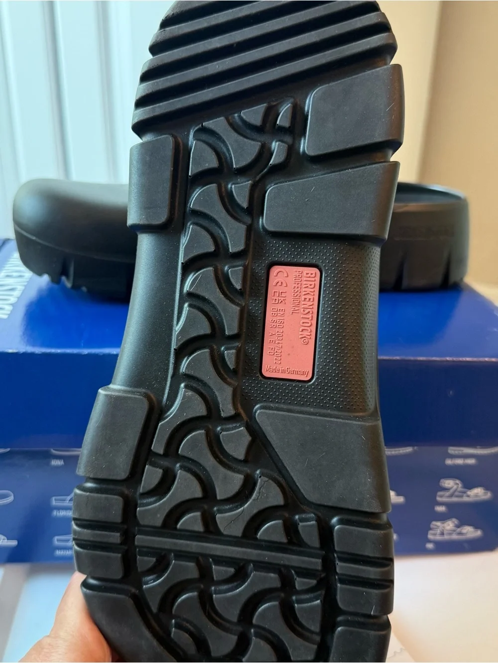 Birkenstock Black Professional Slip-On Clog Platform Mule